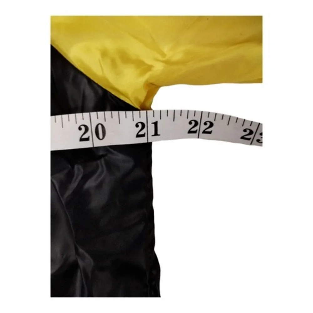 Polaroid Womens Colorblock Hooded Windbreaker Jacket Yellow Black Womens‎ Medium